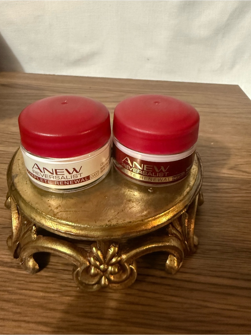 Reversalist Day & Night Renewal Creams in Red